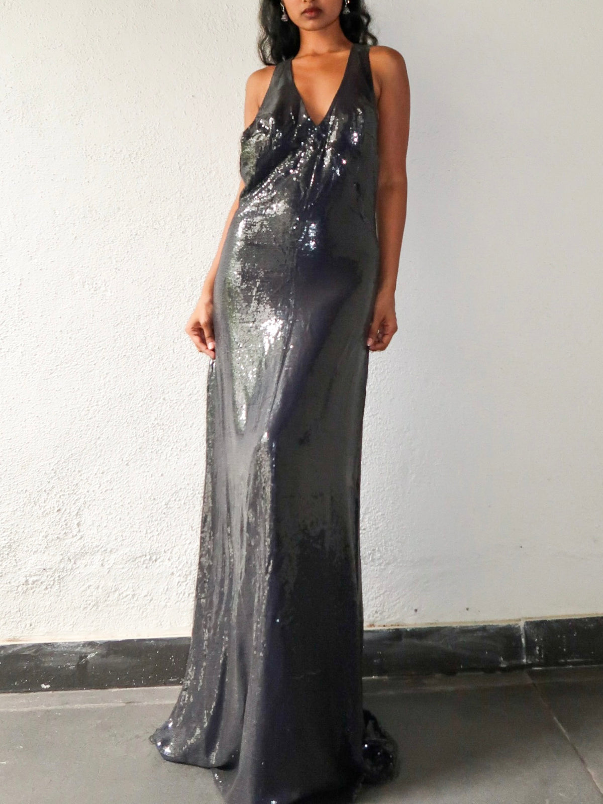 Clara dress - Blue Grey