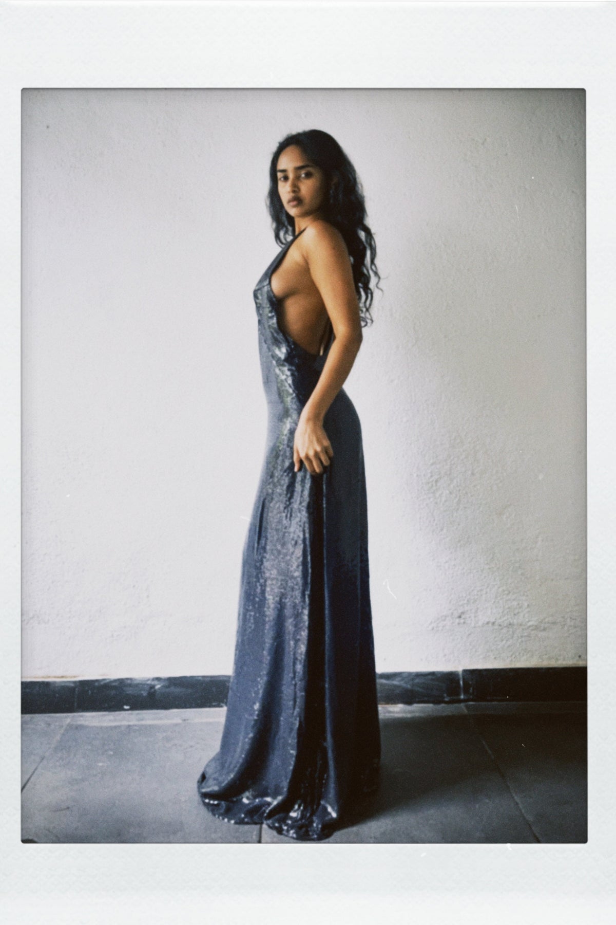 Clara dress - Blue Grey