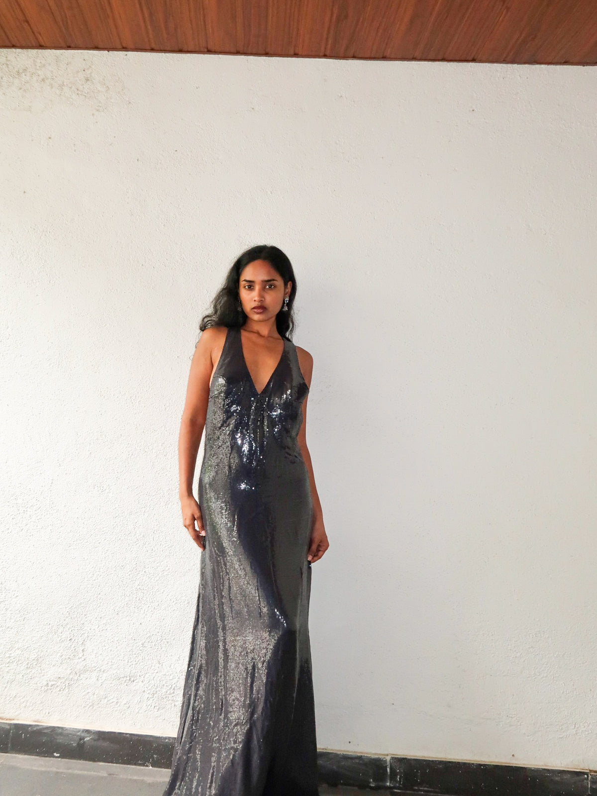 Clara dress - Blue Grey