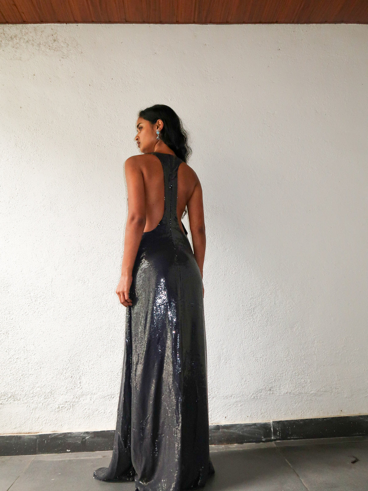 Clara dress - Blue Grey