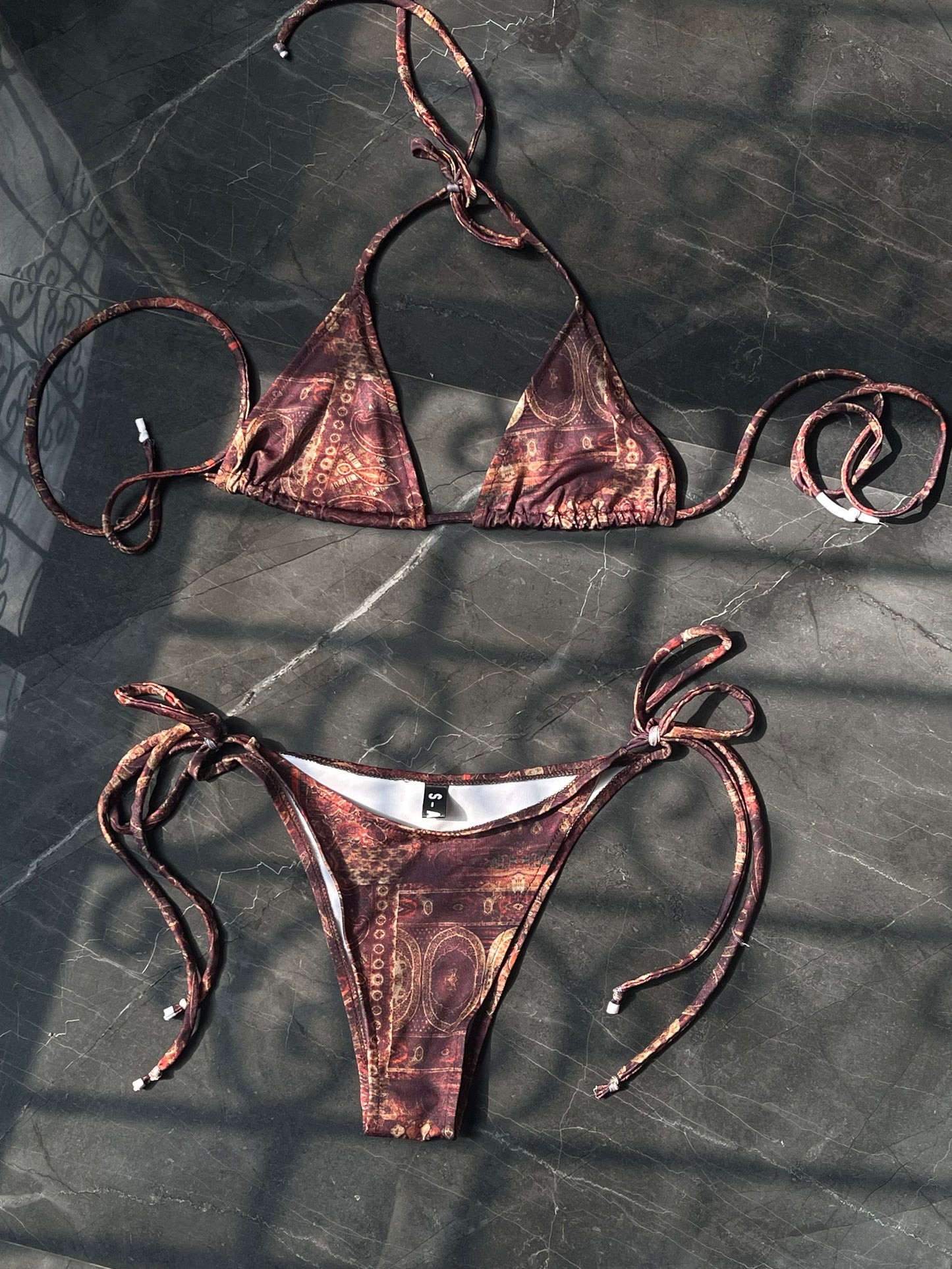 Tie bikini Bottom- Chateau