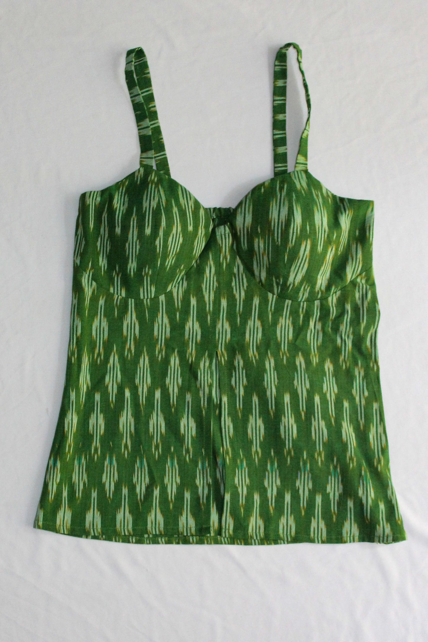 Ikat Green Top